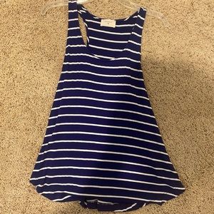 Everly royal and white stripped tank